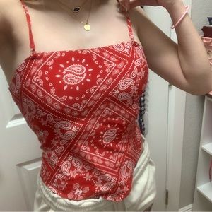 Bandana crop top